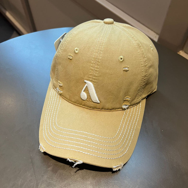 Distressed Denim Baseball Hat
