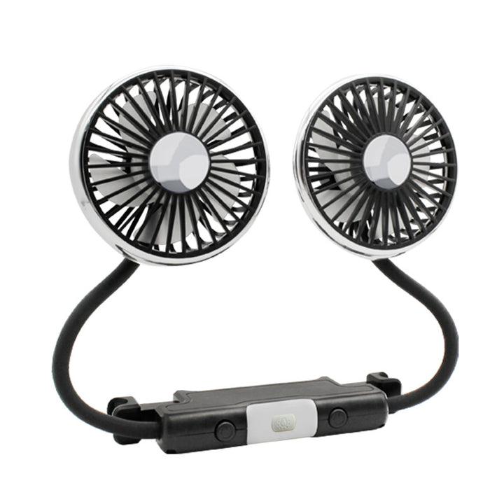 Portable Dual-Head Car Ventilation Fan Bowlift