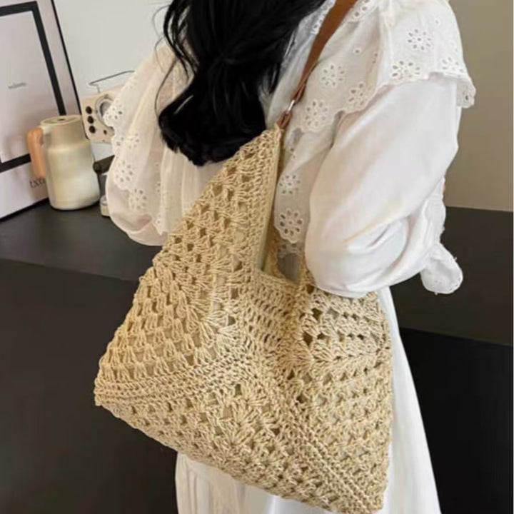 Hand-knotted shoulder bag Bowlift