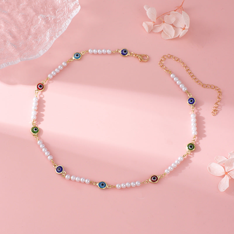 Decorative Pearl and Butterfly Eyewear Chain Bowlift