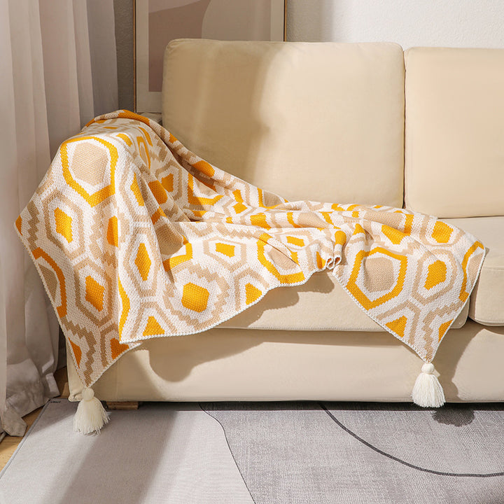 Women's Patterned Throw Blanket Bowlift