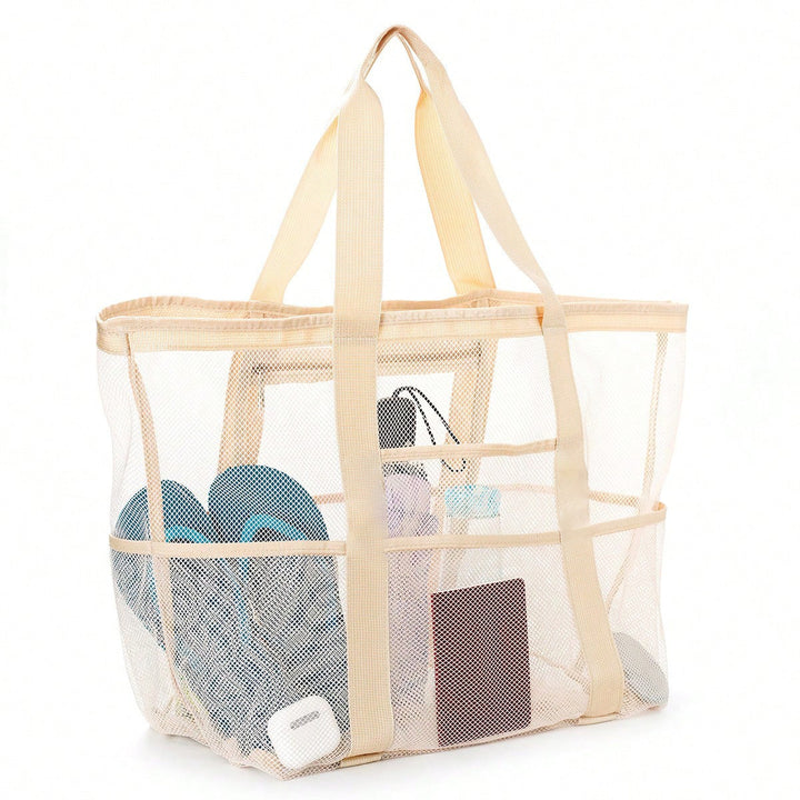 Large Beach Bag Made of Breathable Mesh Material Bowlift