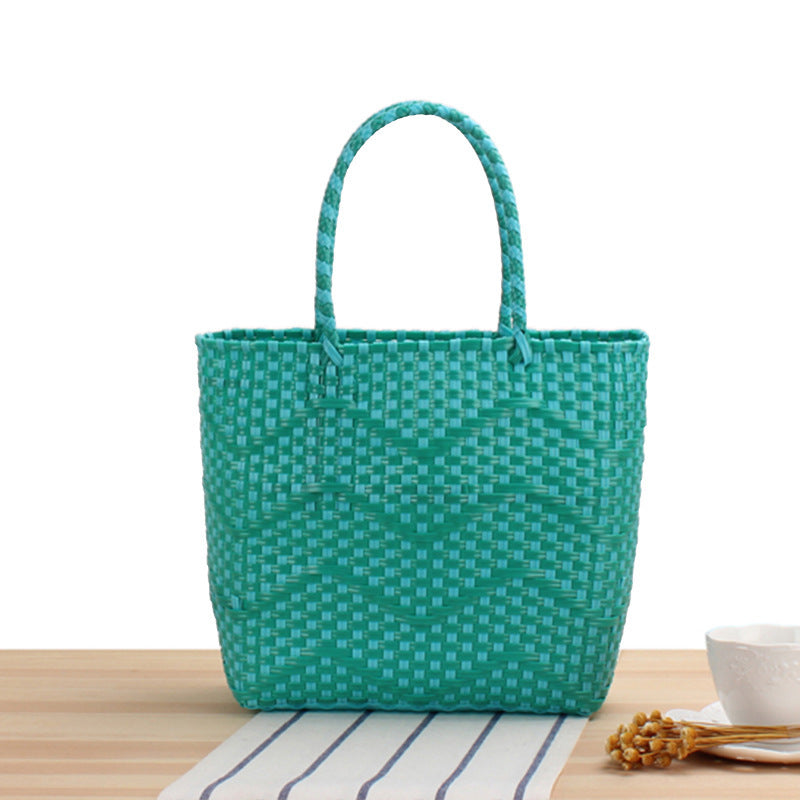 Braided shopping bag with structured design Bowlift