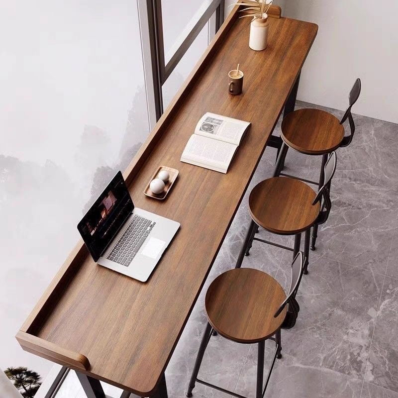 High-quality bar table with integrated storage Bowlift