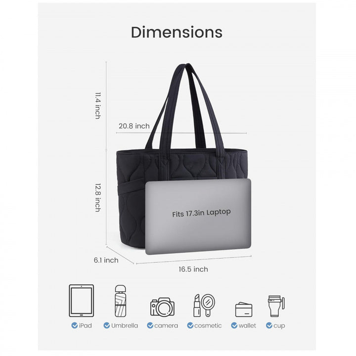 Padded everyday bag with practical compartments Bowlift