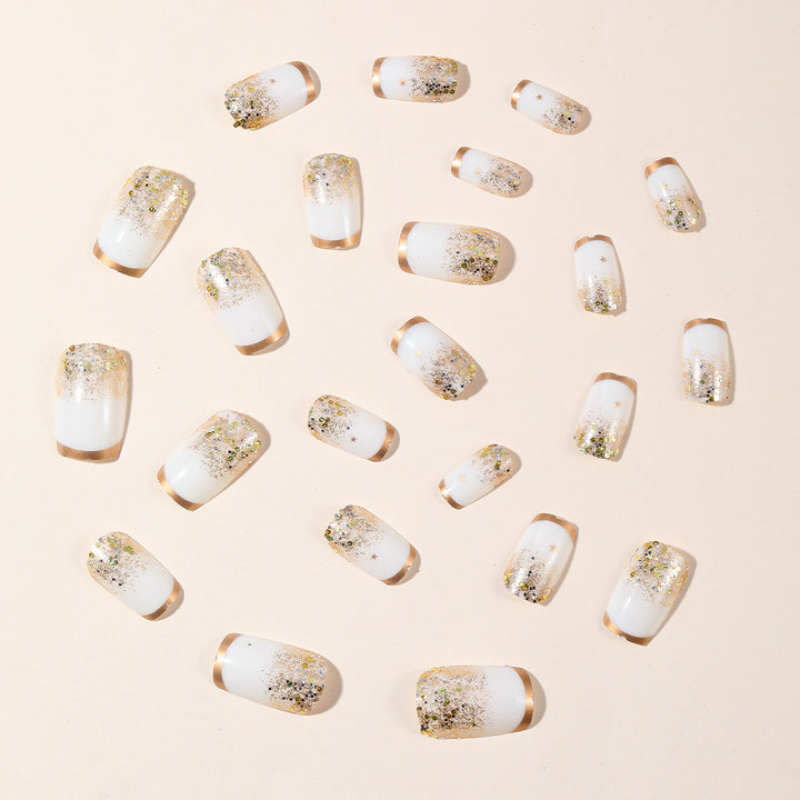 Glamorous Glitter Nail Art Bowlift