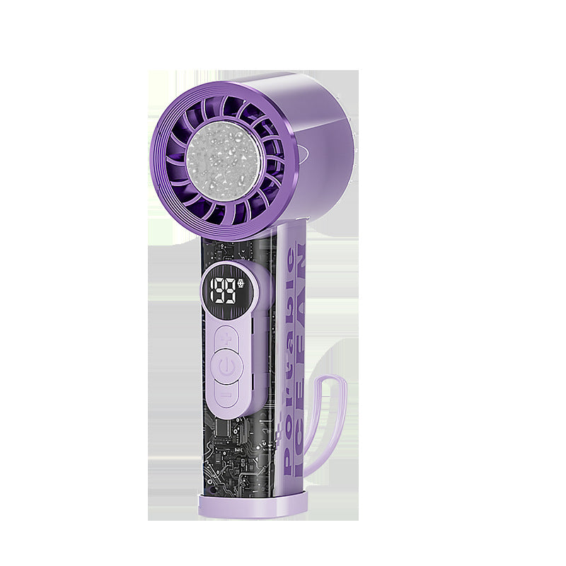 Women's portable air-conditioned fan Bowlift