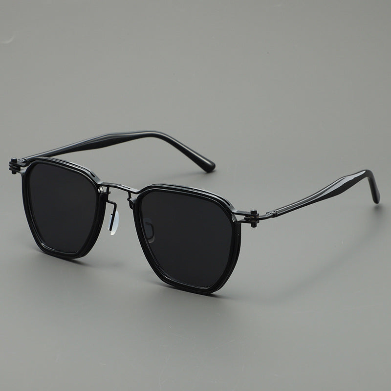 Men's Polarized Geometric Sunglasses Bowlift