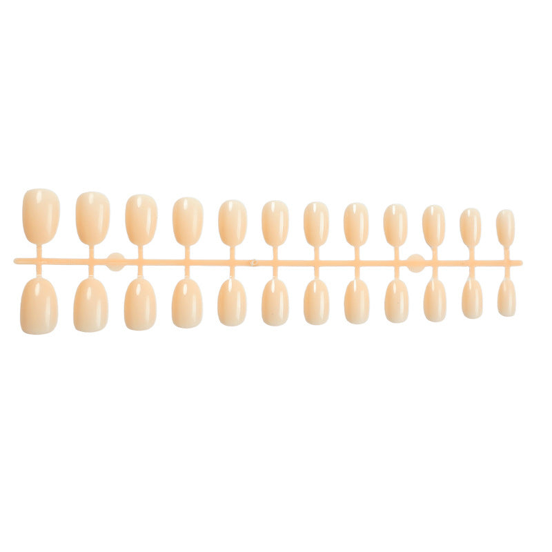 Premium Press-On Nail Set with Natural Finish Bowlift