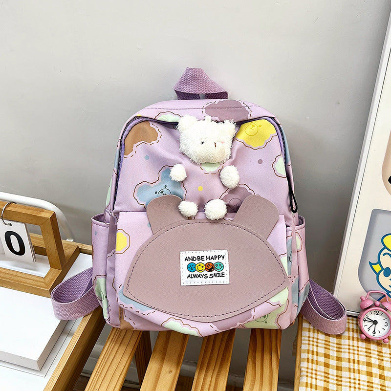 Cute Plush Animal-Themed Mini Backpack Bowlift