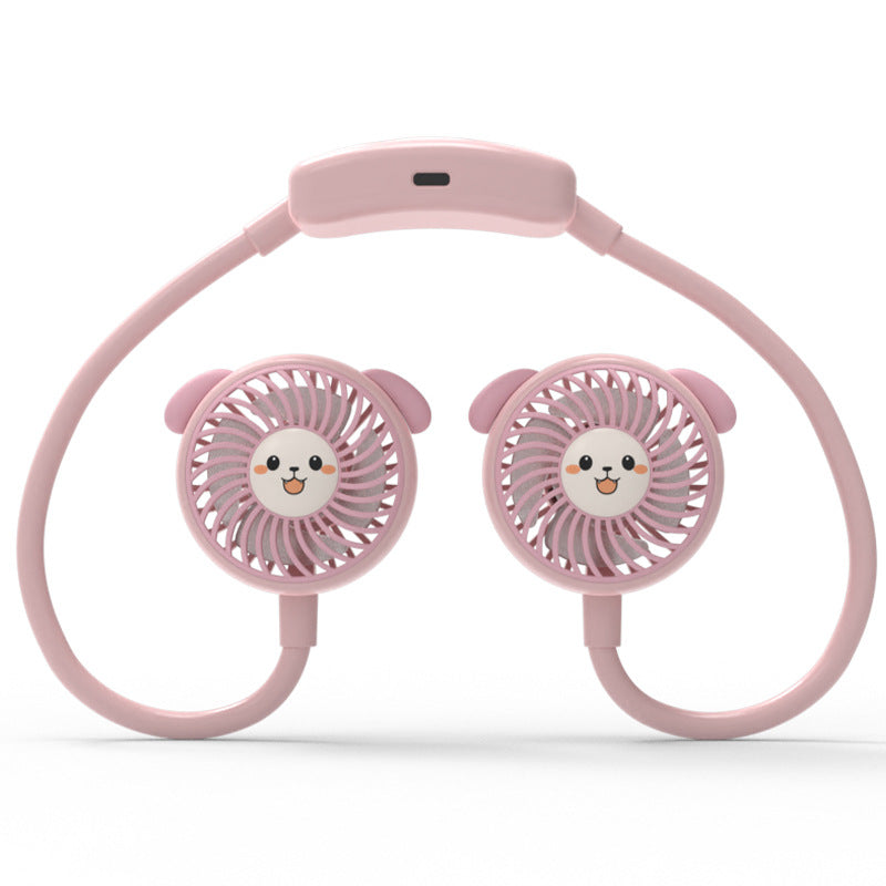 Panda-Themed Neck Cooling Fan Bowlift