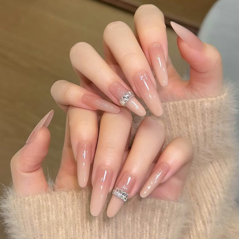 Premium Elegant Stiletto Gel Nail Extensions Bowlift