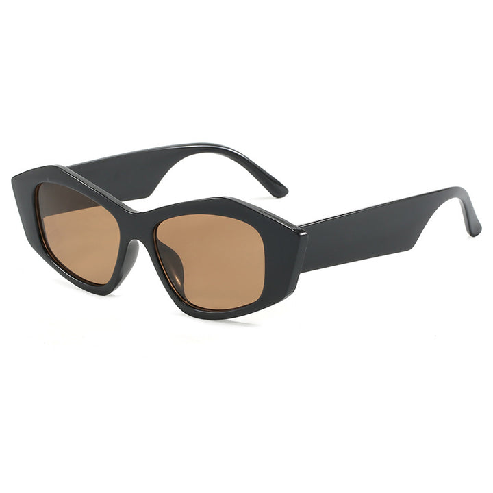 Ladies Creative Sunglasses in Exotic Leopard Pattern Bowlift