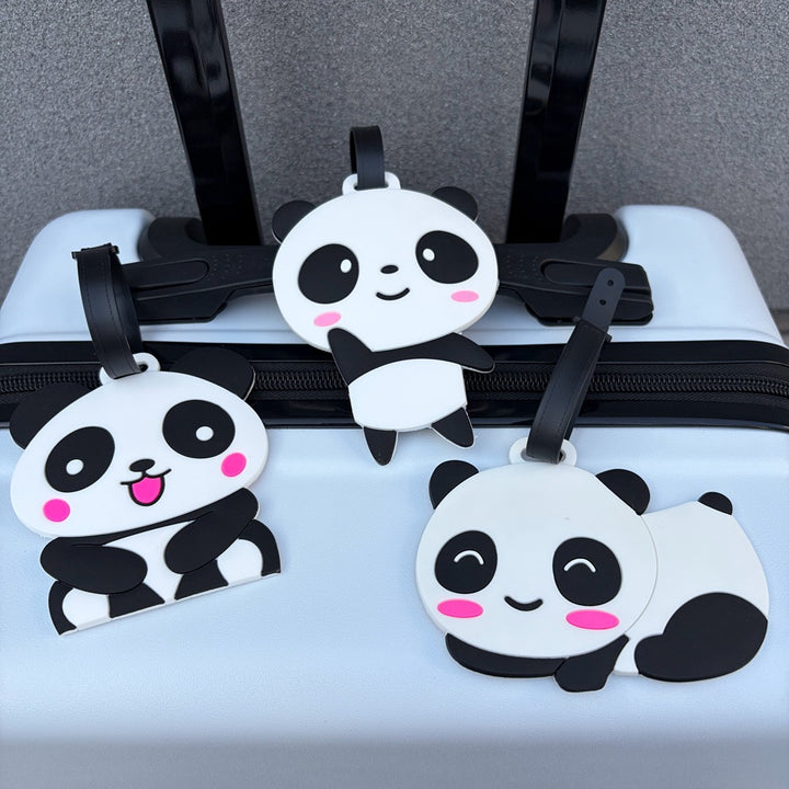 Cute Panda-Shaped Luggage Tag Bowlift