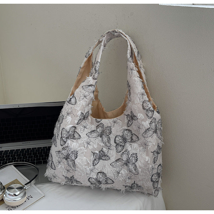 Embroidered Canvas Tote Bag Bowlift