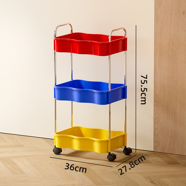 Rolling Multi-Tier Storage Cart Bowlift