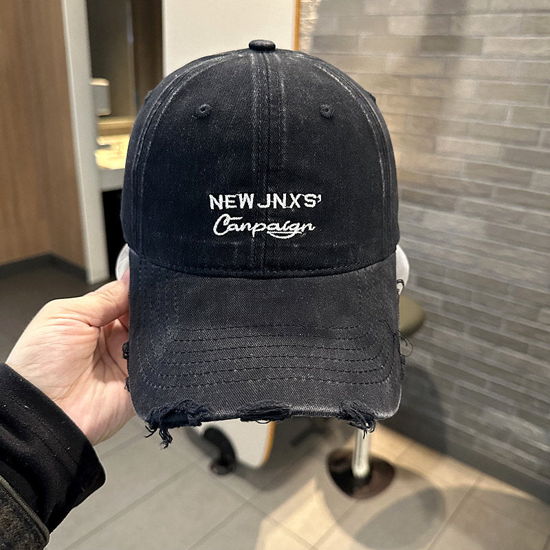 Unisex Distressed Vintage Baseball Cap Bowlift