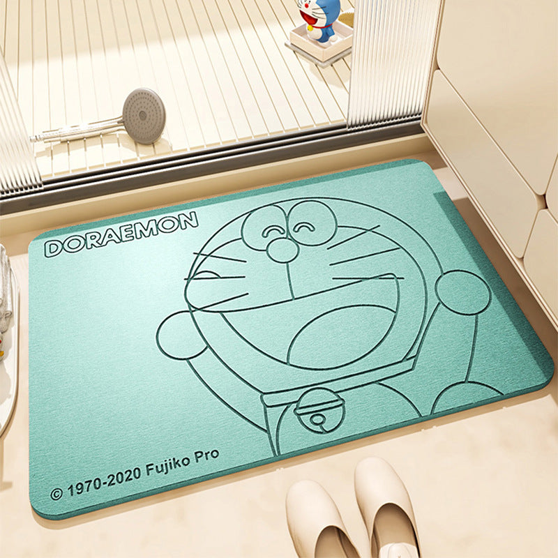 Cartoon Character Bath Rug Bowlift