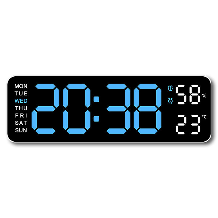 Digital alarm clock with room temperature and humidity display Bowlift