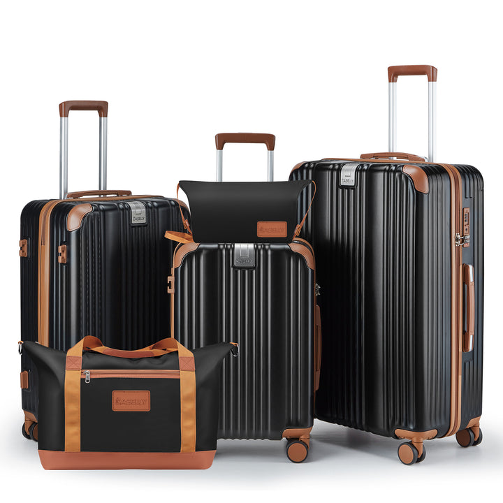 Unisex Premium Multi-Piece Luggage Set Bowlift