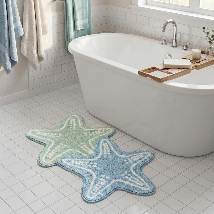 Flower Pattern Bath Mat