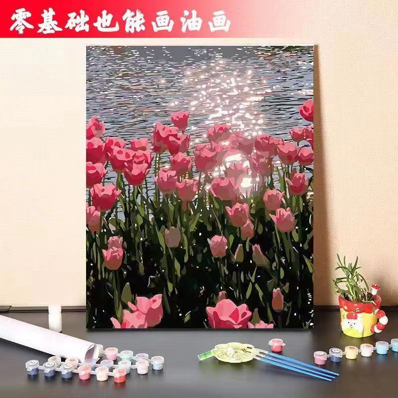 Floral Canvas Art Print Bowlift