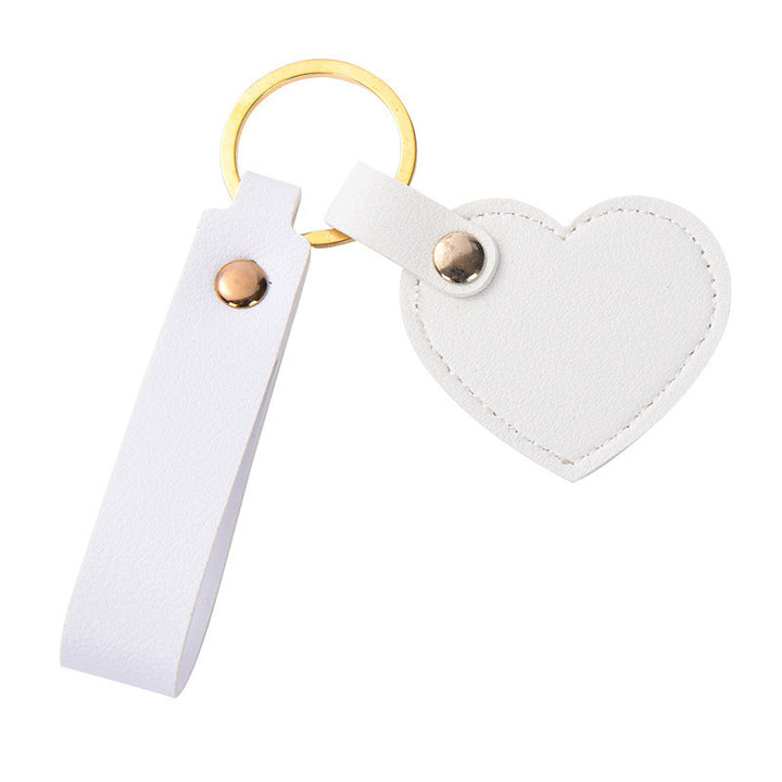 Women Keychain Bowlift Heart Shape Made of High-Quality Artificial Leather