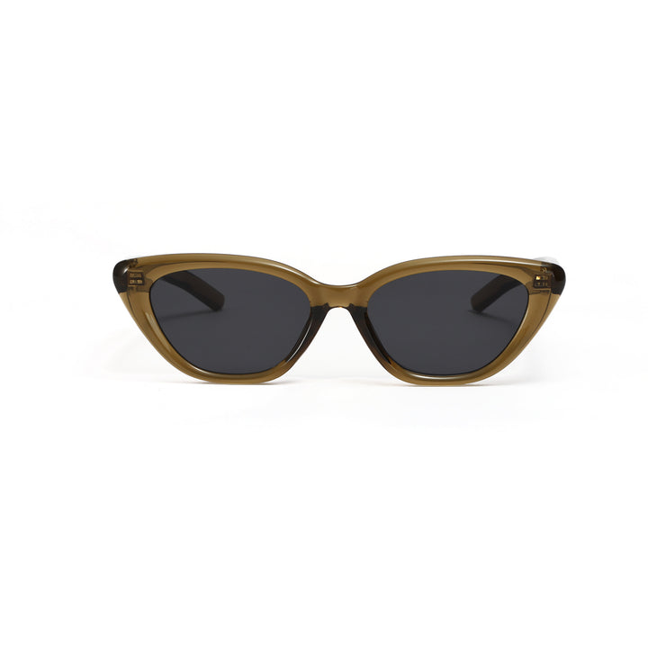 Women Cat-Eye Sunglasses with Transparent Design Bowlift