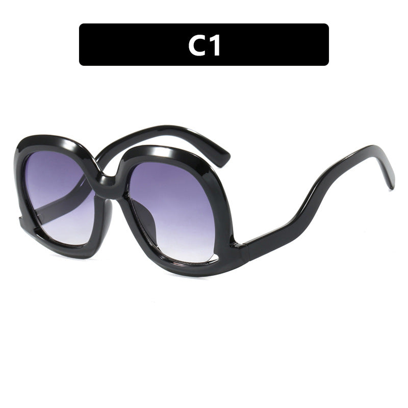 Women's oversized sunglasses with fashionable design Bowlift