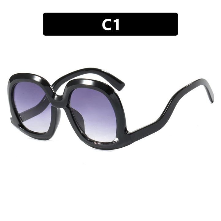 Women's oversized sunglasses with fashionable design Bowlift