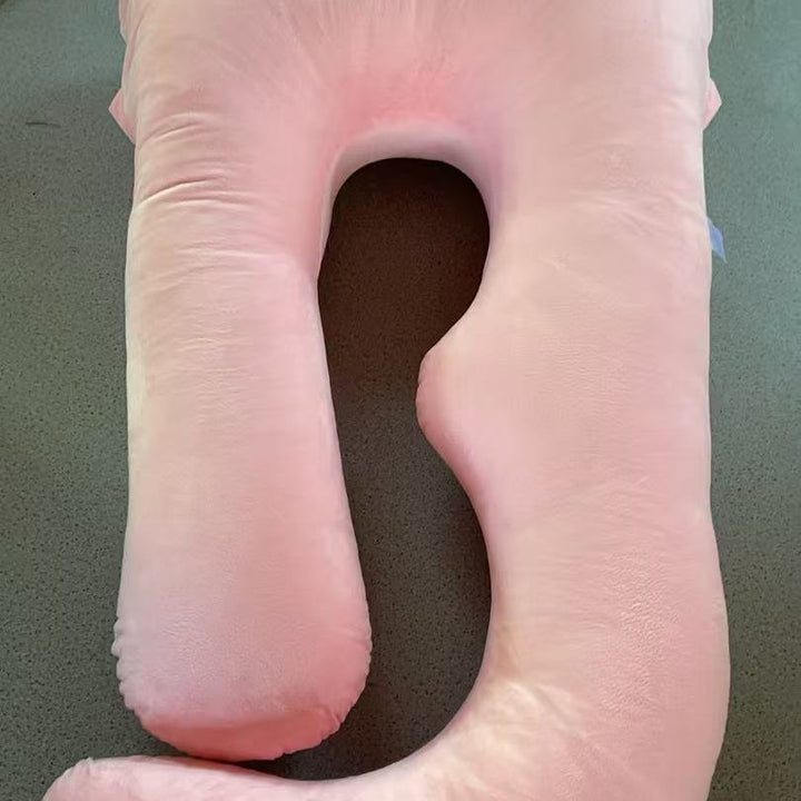Body-supporting pregnancy pillow Bowlift