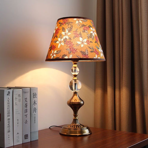Charming Floral Shade Table Lamp