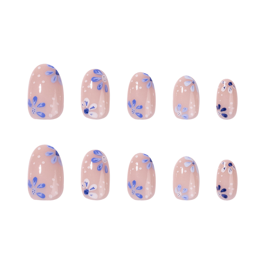 Artful Nail Art with Floral Patterns Bowlift