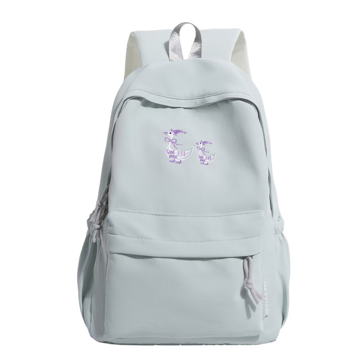Charming Embroidered Backpack Bowlift