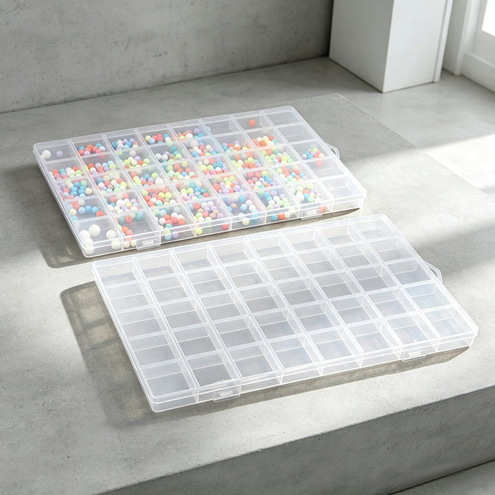 Multi-Compartment Storage Organizer with Secure Latch Bowlift