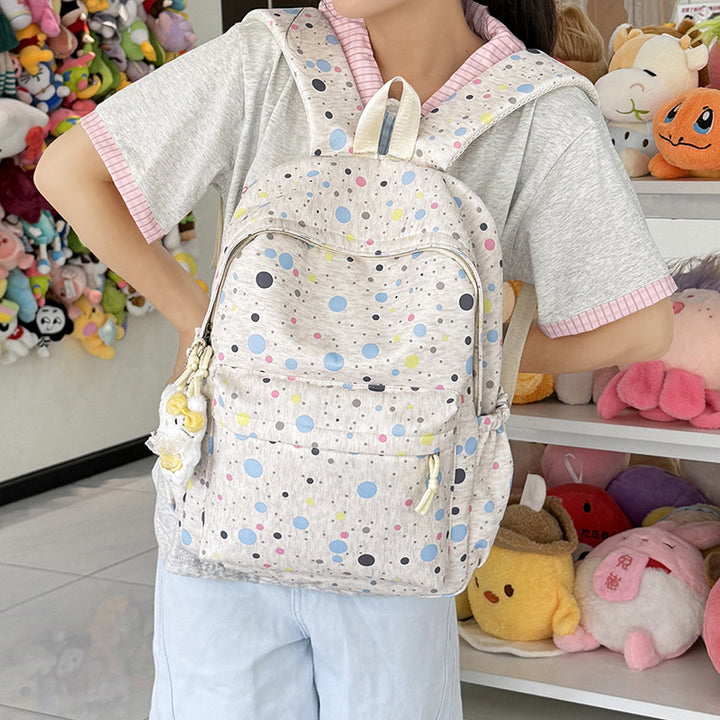 Backpack with Colorful Dots Bowlift