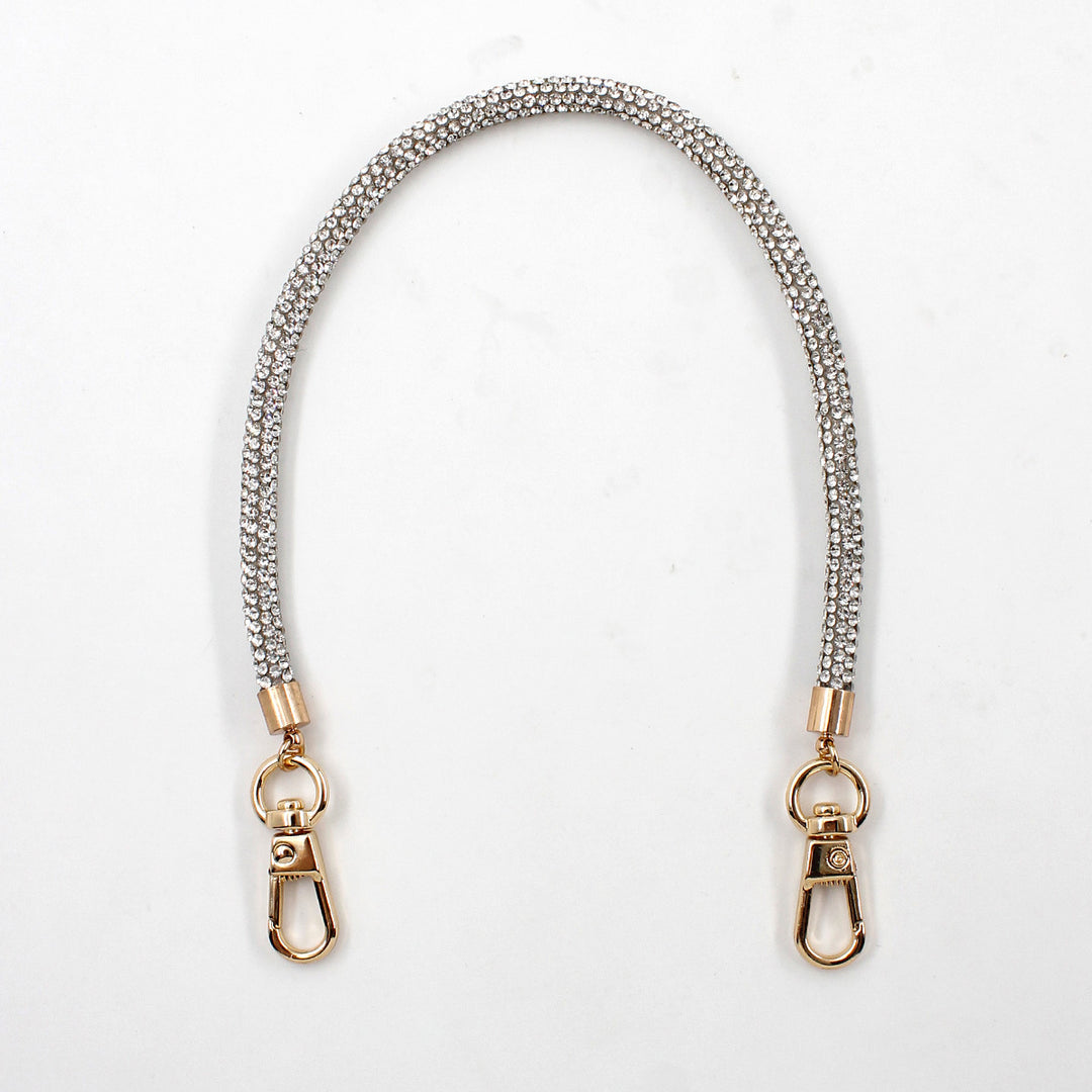 Stylish Crystal-Embellished Handbag Strap Bowlift