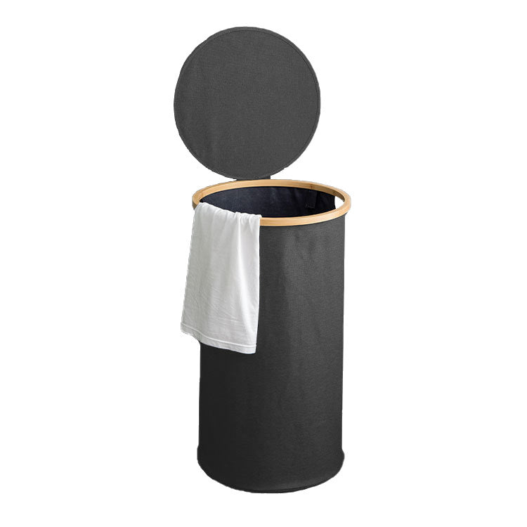 High-quality laundry basket with bamboo lid Bowlift
