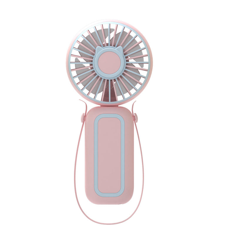 Ladies portable cat motif hand fan Bowlift