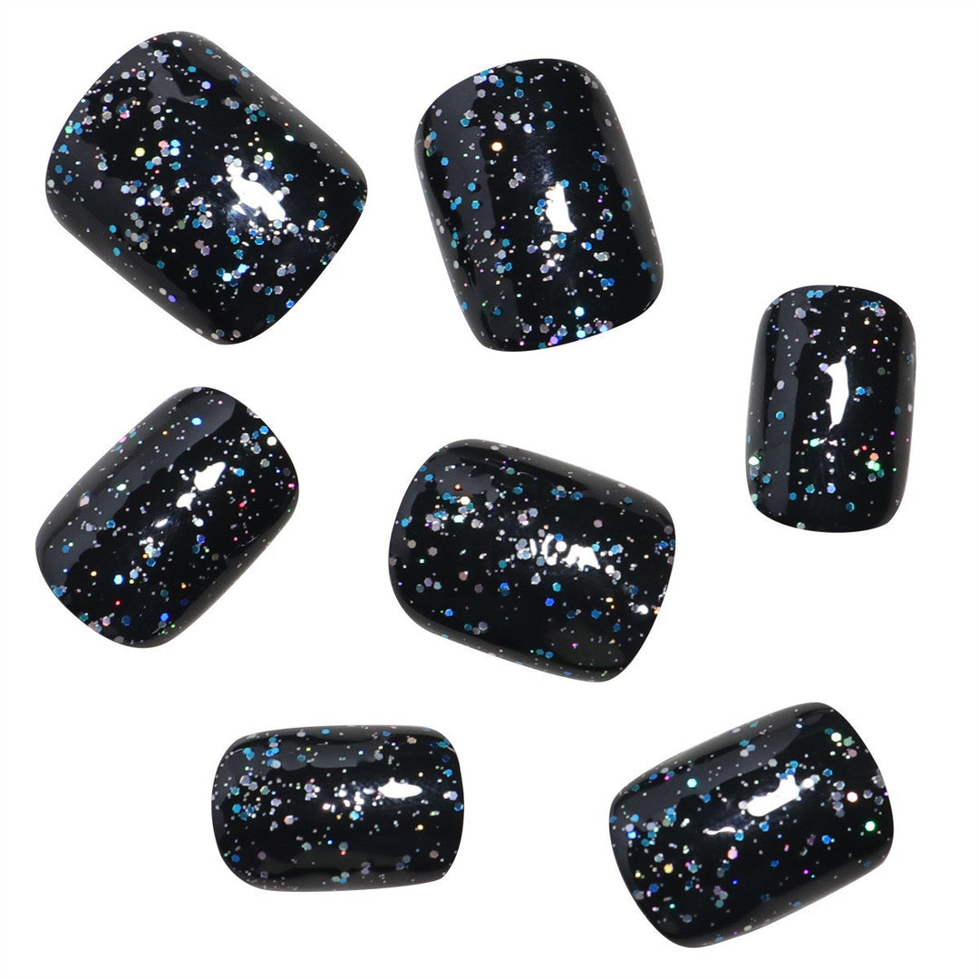 Sparkling Glitter Press-On Nails Bowlift