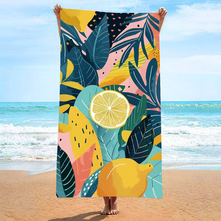 Women's beach towel with creative golf theme Bowlift