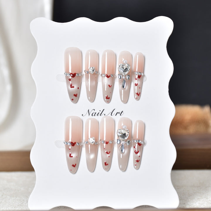 Decorative Press-On Nail Art Set Bowlift