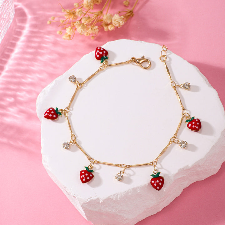 Strawberry Charm Bracelet Bowlift
