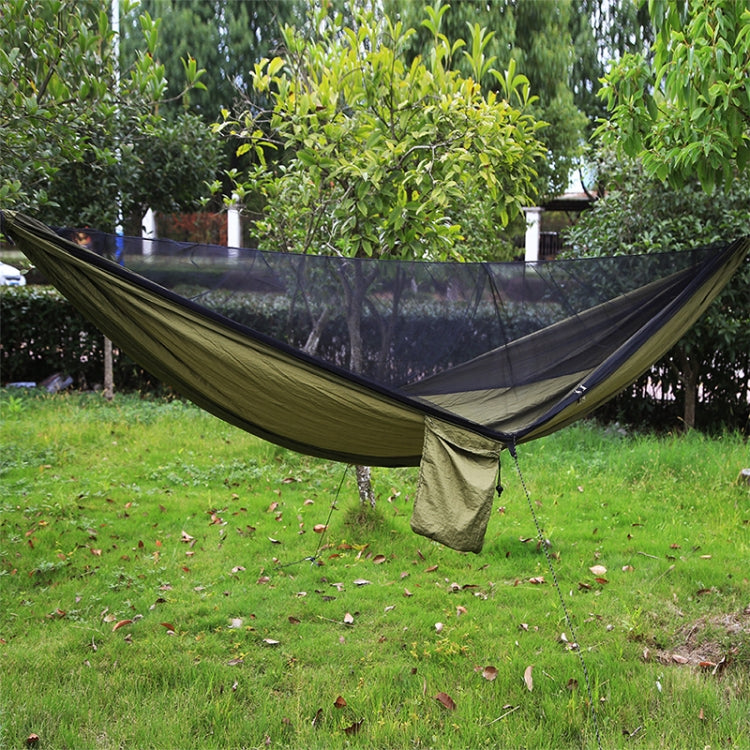 BowLift | Portable Outdoor Hammock with Mosquito Nets (Army Green)