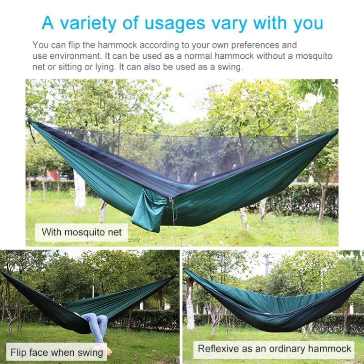 BowLift | Portable Outdoor Hammock with Mosquito Nets (Army Green)