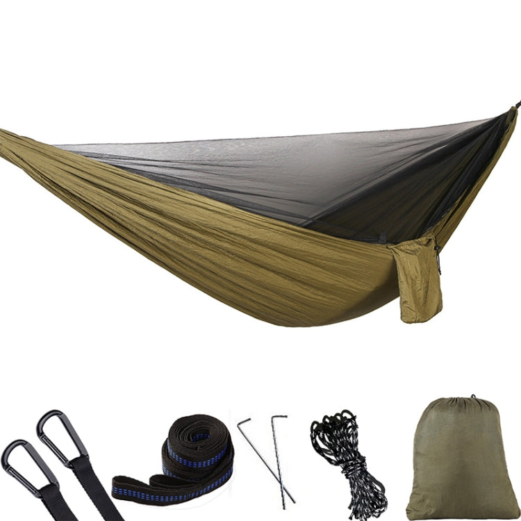 BowLift | Portable Outdoor Hammock with Mosquito Nets (Army Green)