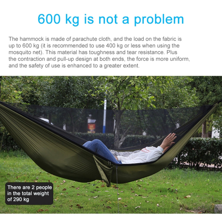 BowLift | Portable Outdoor Hammock with Mosquito Nets (Army Green)