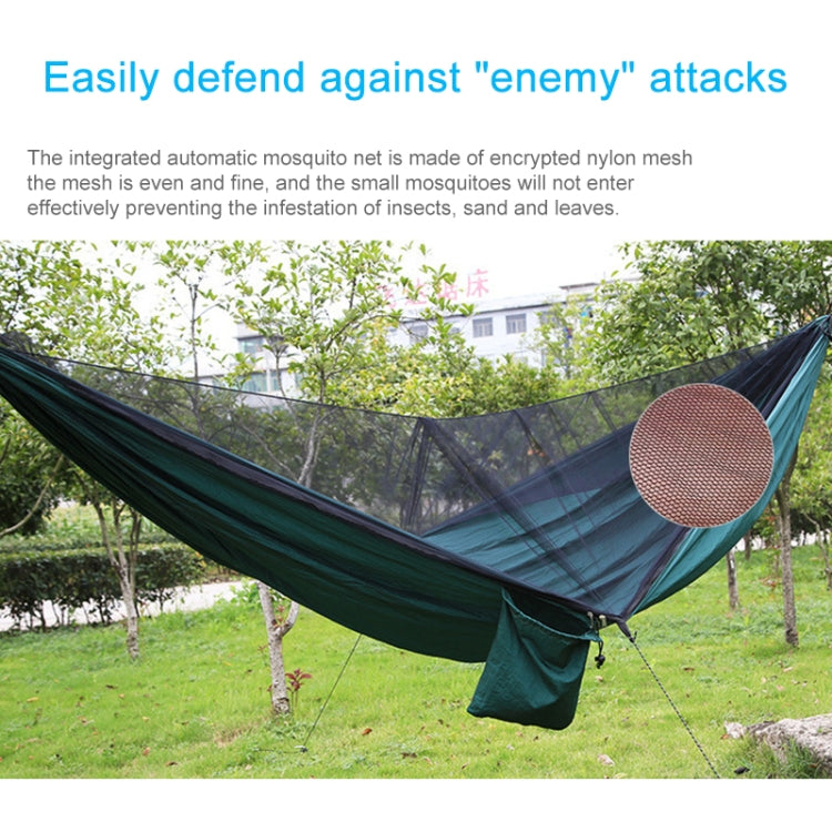 BowLift | Portable Outdoor Hammock with Mosquito Nets (Army Green)