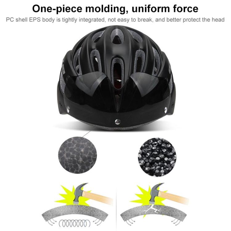 BowLift | GUB K80 Plus Bicycle Helmet With Visor And Goggles (Fluorescent Green)
