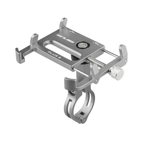 BowLift | GUB Plus 6 Aluminum Alloy MTB Bicycle Phone Holder (Titanium Color)